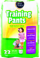 Best Choice Jumbo Training Pants 3T-4T 22 Ct