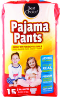 Best Choice Pajama Pants Sm/Md 15 Ct