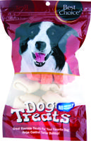 Best Choice Assorted Rawhide Bones 6 ct
