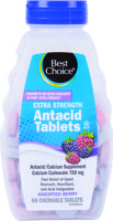 Best Choice Ex St Antacid Tablets Assorted Berries 96 ct