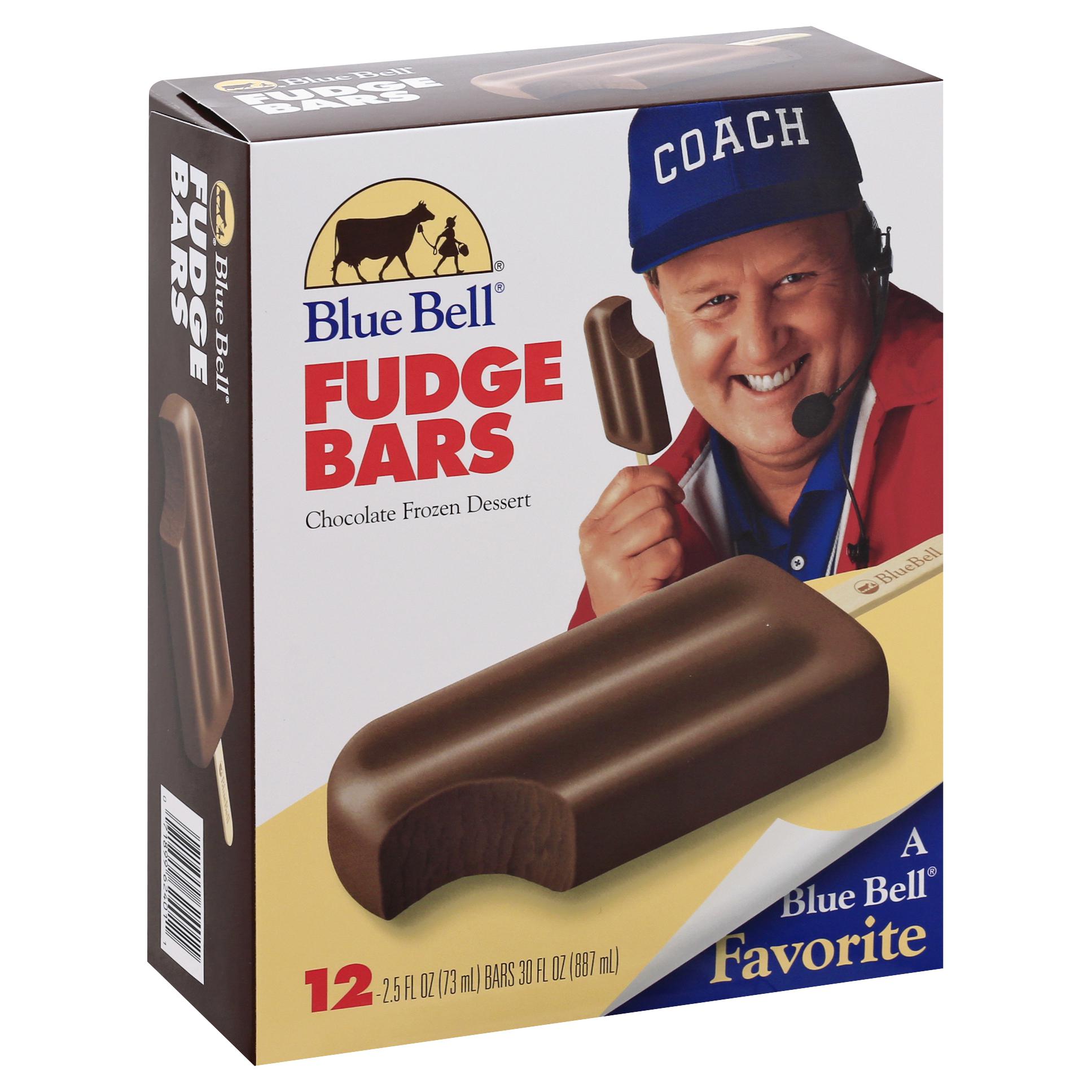 Blue Bell Fudge Bars, 12 Count