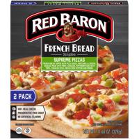 Red Baron Singles French Bread Supreme Pizzas 2 Count 11.6 oz