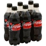 Coca-Cola Zero Sugar Bottles, 16.9 fl oz, 6 Pack