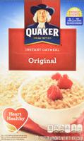 QUAKER INSTANT OATMEAL ORIGINAL 9 OZ