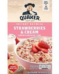 QUAKER INSTANT OATMEAL  STRAWBERRY 8 ct