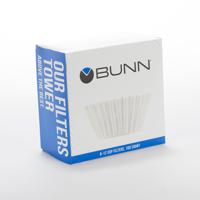 Bunn White Coffee and Tea Filters 100 Count