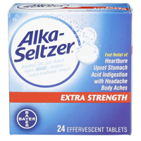 Alka-Seltzer Extra Strength Antacid Effervescent Tablets 24 ct
