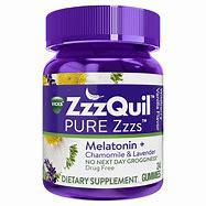 (LMTD QTY) Vicks ZzzQuil Pure Zzzs Melatonin With Chamomile and Lavender Gummies 24 ct