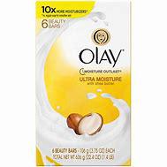 (MAX 3) Olay Ultra Moisture Shea Butter Beauty Bars 6 ct / 3.75 oz