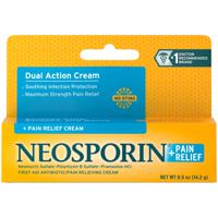 (LMTD QTY) Neosporin + Pain Relief Dual Action Cream 0.5 oz