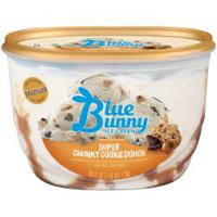Blue Bunny Super Chunky Cookie Dough Premium Ice Cream, 46 fl oz