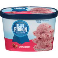 Blue Ribbon Classics Strawberry Reduced Fat Ice Cream 48 fl. oz. Tub