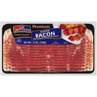 Plumrose Premium Hardwood Smoked Sliced Bacon 12 oz. Package
